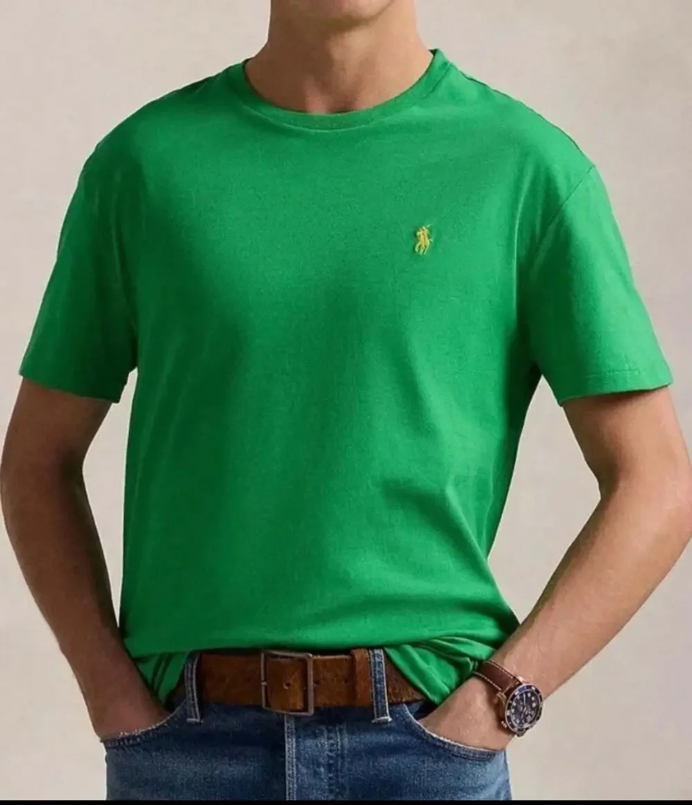 Polo Ralph Lauren Green Short Sleeve Classic Crewneck Tee- T Shirt -NWT